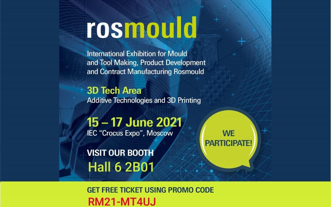 Join us at Rosmould | Rosplast 2021 in Moscow!